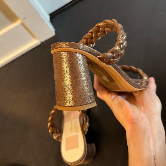 Brown glitter heels - Picture 3 of 6